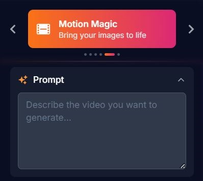 Video Generation Interface